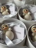 Миниатюра Неваляшка в белом в подарочной коробке  8