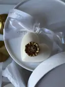 Миниатюра Винтажное керамическое сердце  3