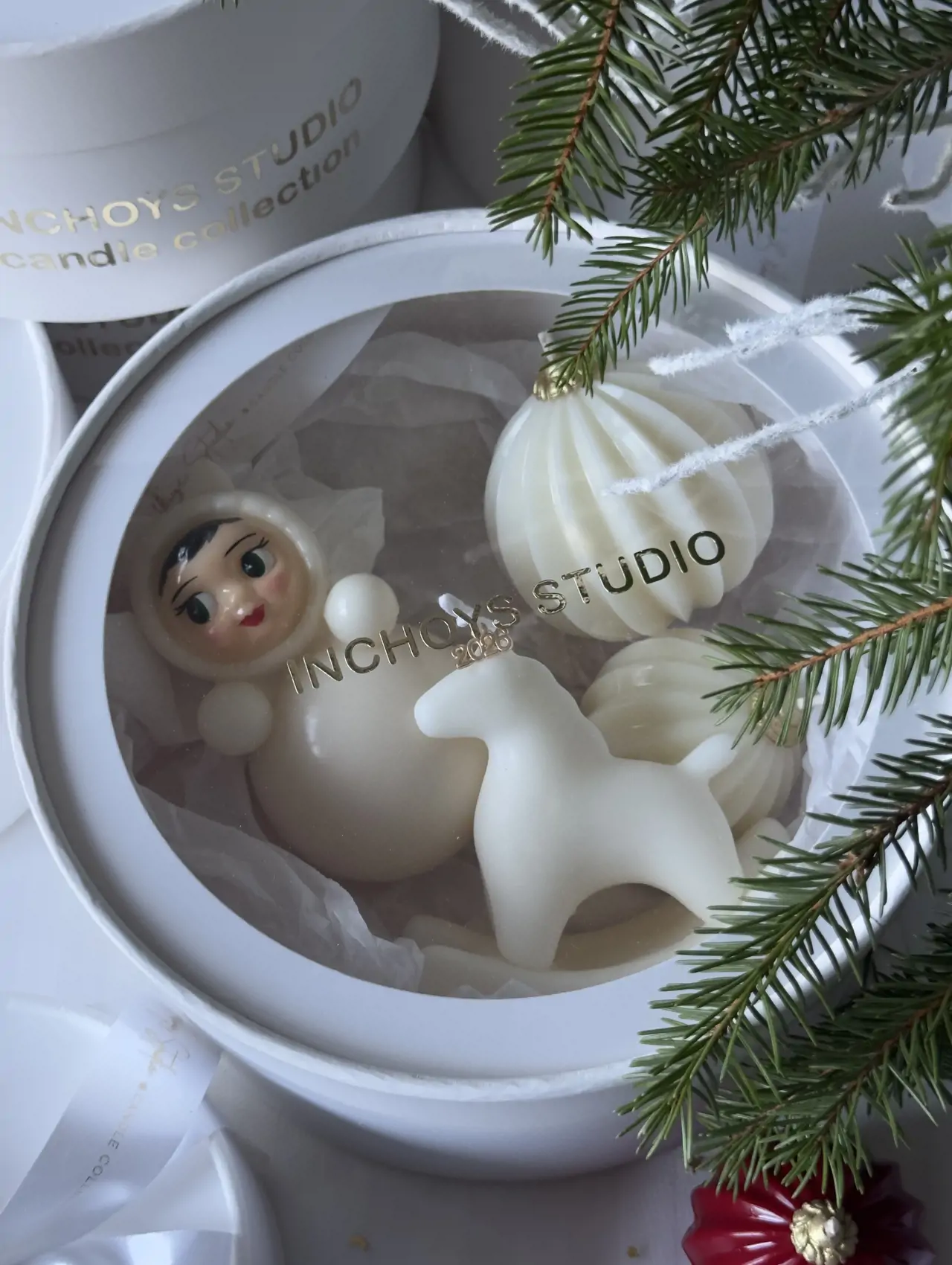 Подарочный набор с лошадкой-качалкой и Неваляшкой с ушками