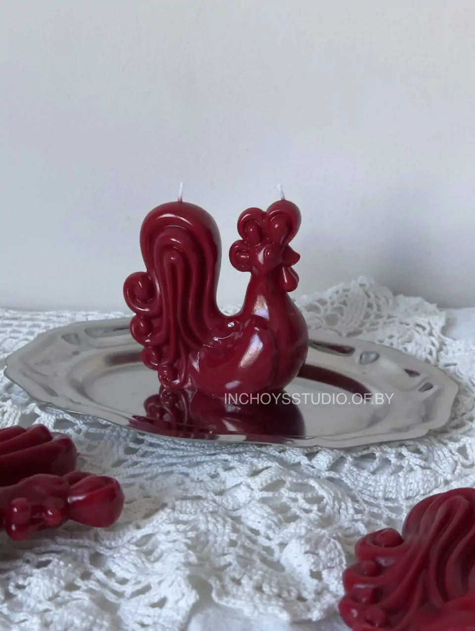 Подарочный набор Петушок и Неваляшка в красном — изображение 3