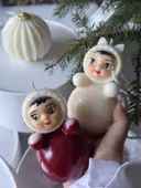 Миниатюра Подарочный набор с белой лошадкой и красной Неваляшкой 3