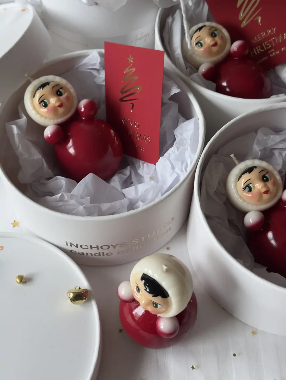 Неваляшка в красном в подарочной коробке  — изображение 3