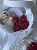 Миниатюра Подарочный набор Петушок и Неваляшка в белом  1