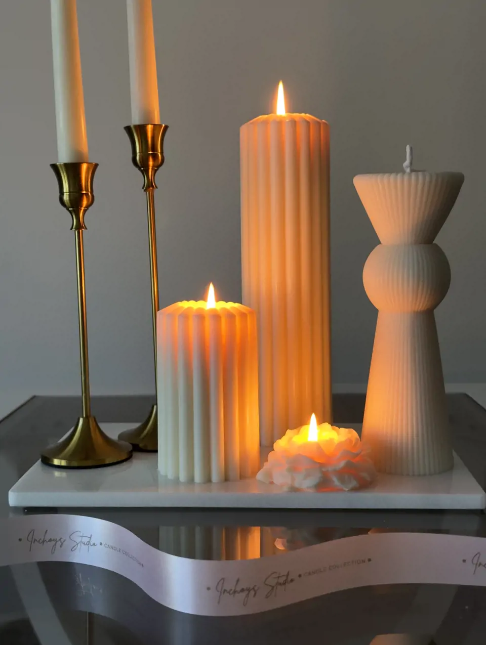 Olive candle — изображение 3