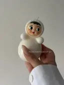 Миниатюра Неваляшка в белом в подарочной коробке  2